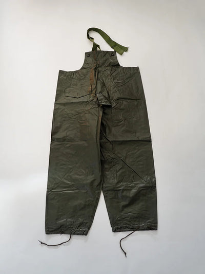 80s 90s Italian Navy Rain Pant - XL