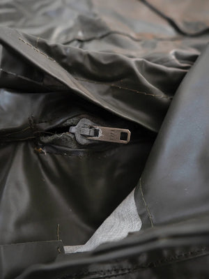 80s 90s Italian Navy Rain Pant - XL