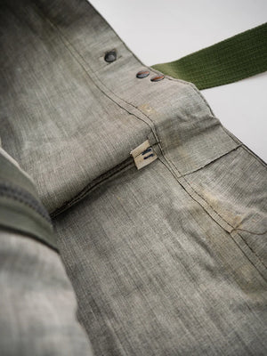 80s 90s Italian Navy Rain Pant - XL