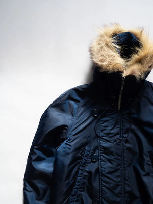 Parka civil N3B bleu années 70 - M