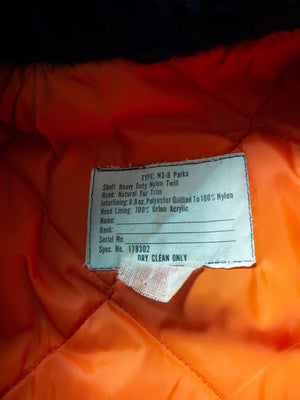Parka civil N3B bleu années 70 - M