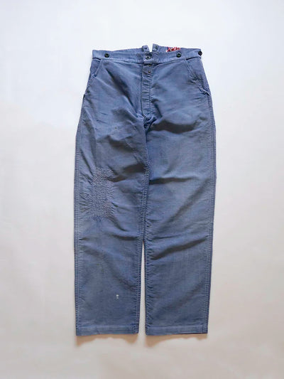 50s 60s Livrador Moleskin Trousers - W32 L30