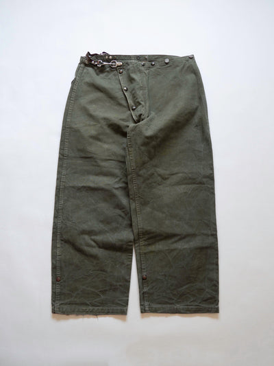 50s US Army Turnout Fireman's Trousers - W36 L30