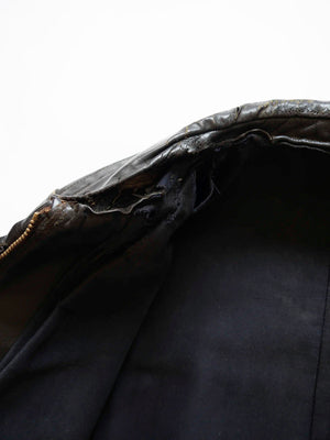 60s German Leather Jacket - L
