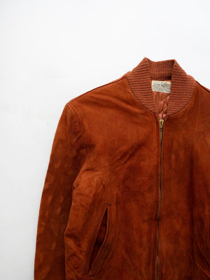 Blouson en suède Dupont Quilon années 50 - Taille S