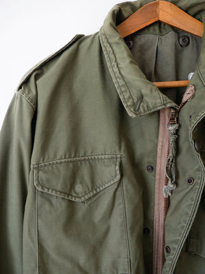 80s US Army M65 Field Jacket - Large Regular