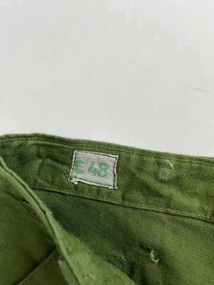 Work pants 1960s Swedish Army 33X34
