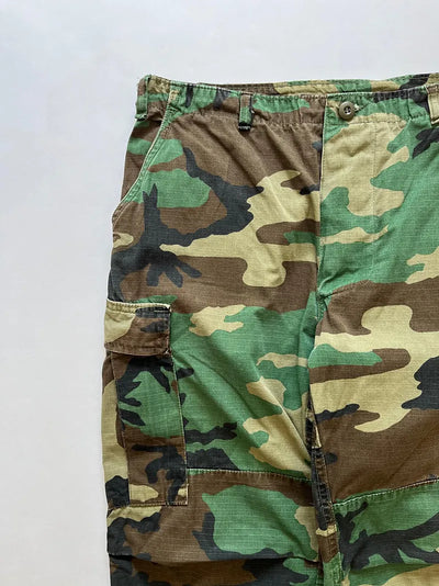 80s Woodland Ripstop US Army Pants - M Regular