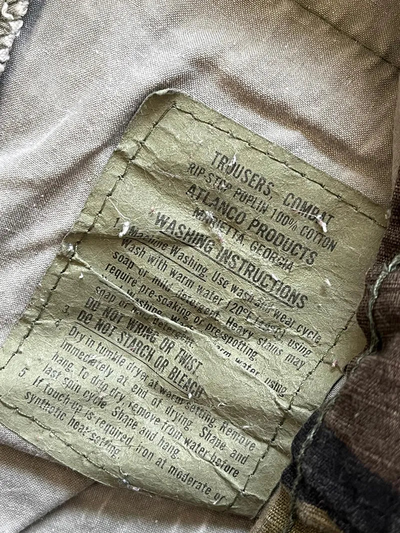 80s Woodland Ripstop US Army Pants - M Regular