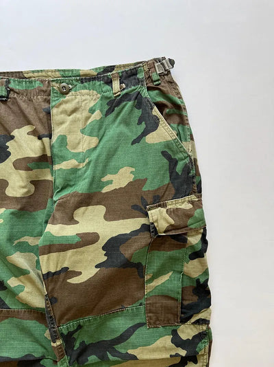 80s Woodland Ripstop US Army Pants - M Regular