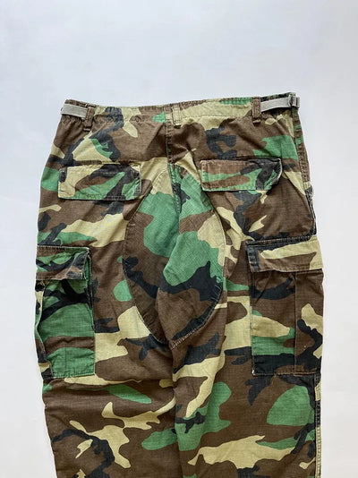 80s Woodland Ripstop US Army Pants - M Regular