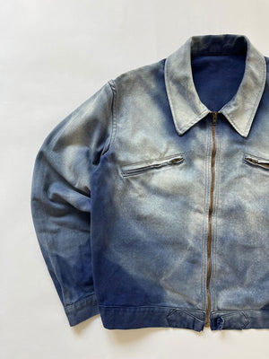 Veste Cycliste Française Années 50 Coton Bleu - M