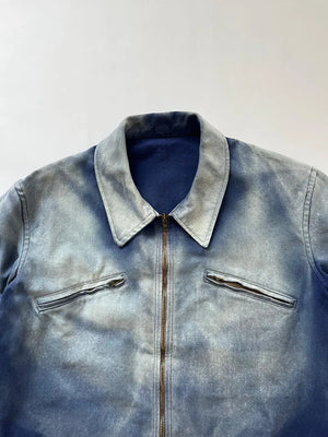 Veste Cycliste Française Années 50 Coton Bleu - M