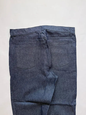 90s Italian Navy Raw Denim - W34 L32