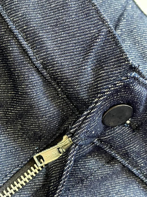 90s Italian Navy Raw Denim - W34 L32