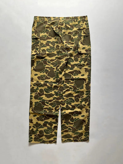 60s 70s Duck Camo Pants - W38 L34