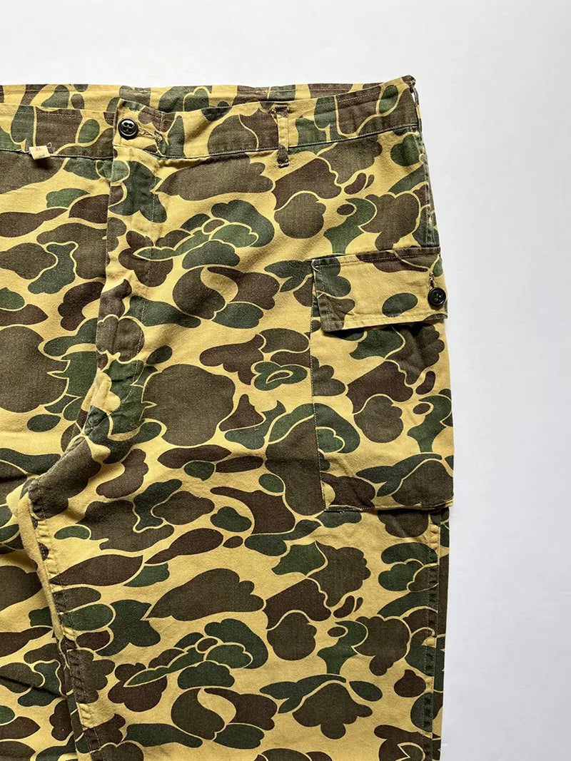 60s 70s Duck Camo Pants - W38 L34