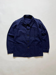Vintage French work jacket, dating back to the 1970s or 1980s. In excellent condition. Heavy, high-quality cotton. Made in France.
