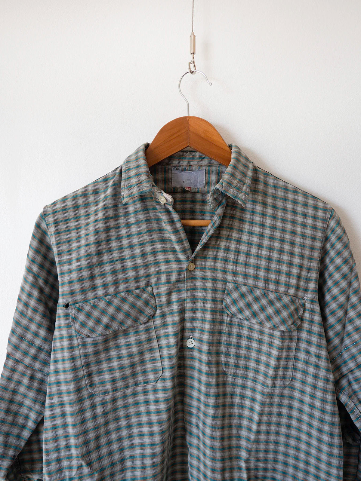 Chemise américaine à trois boutons années 50 - M