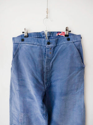 50s 60s Livrador Moleskin Trousers - W32 L30