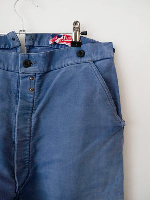50s 60s Livrador Moleskin Trousers - W32 L30