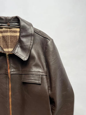 60s GVF French Leather Jacket - XL