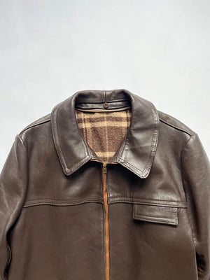 60s GVF French Leather Jacket - XL