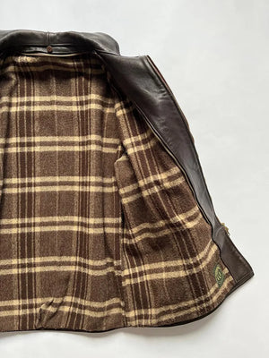 60s GVF French Leather Jacket - XL