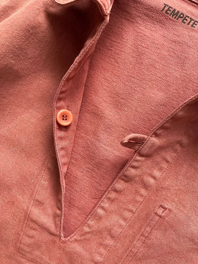 80s Fisherman Smock Salmon - XL