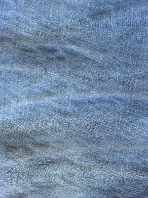Veste de travail Adolphe Lafont en moleskine bleue des années 50 - M