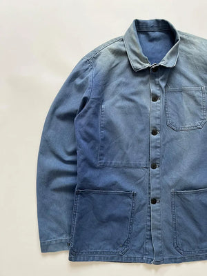 1980s French Work Jacket - L