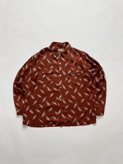 Chemise aviateur en gabardine des années 1950 - L