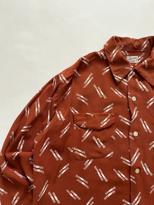 1950s Airman Gabardine Shirt - L