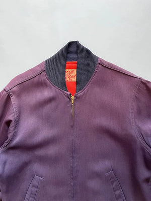 40s 50s Gabardine Jacket Bell Ringer - XS