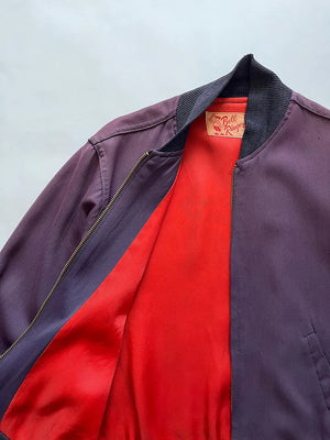 40s 50s Gabardine Jacket Bell Ringer - XS