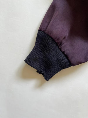 40s 50s Gabardine Jacket Bell Ringer - XS