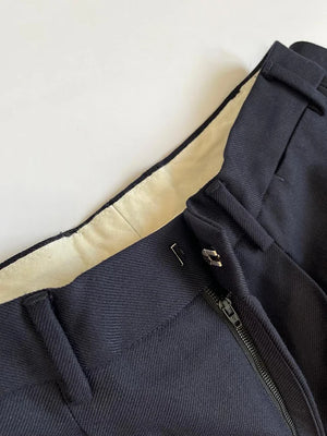 1999 Italian Navy Wool Trousers - W30 L32