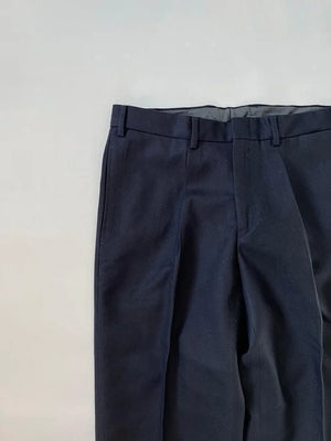 1997 Italian Navy Wool Trousers - W32 L32