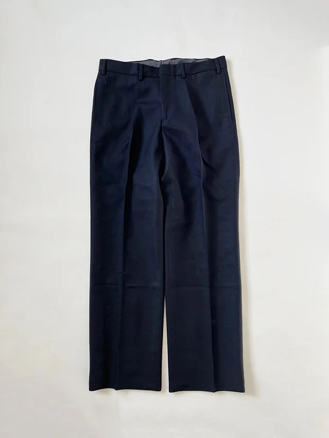Vintage 1999 Italian Navy Wool Trousers. Pants made of 100% wool, intended for the Italian Navy. The color is navy blue, straight fit. Made in Italy - 1990s.