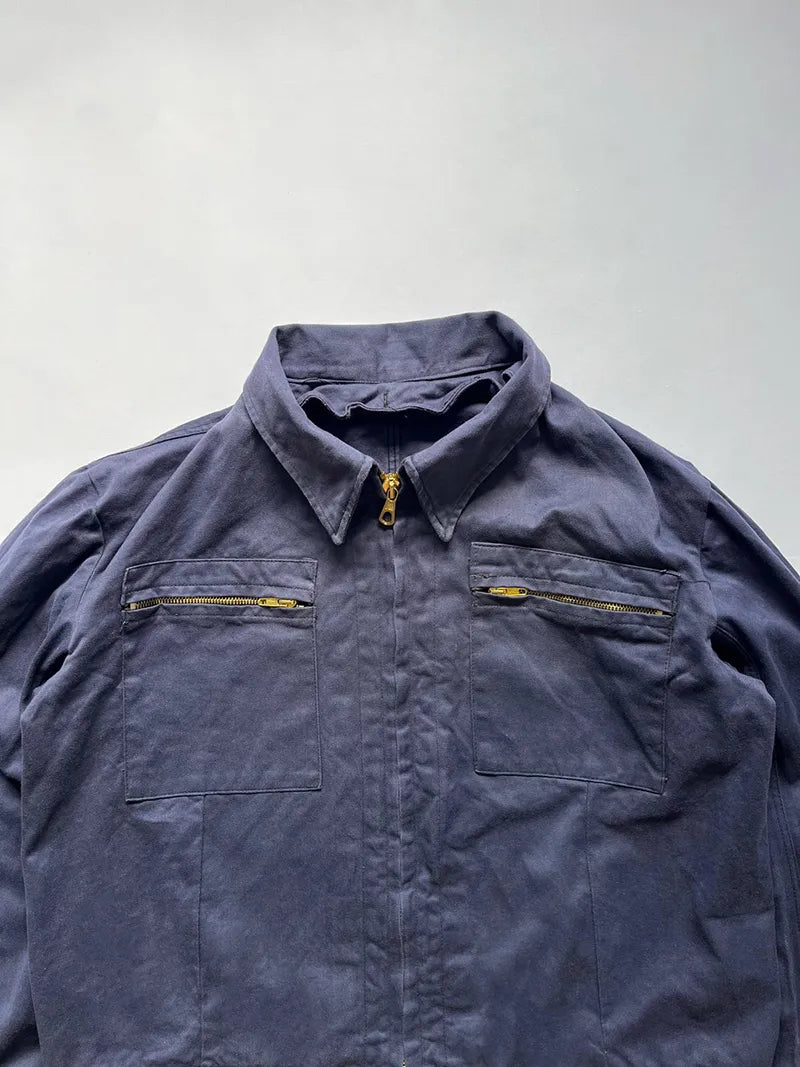 1980s Italian Navy Work Jacket - L