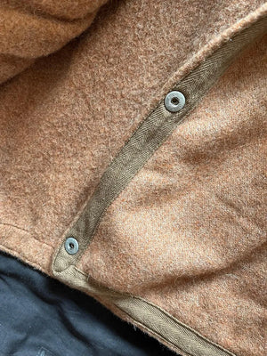 Blouson Tank en peau de chèvre italienne des années 80 - T. M