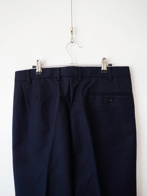 1997 Italian Navy Wool Trousers - W32 L32