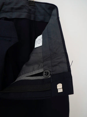 1997 Italian Navy Wool Trousers - W32 L32