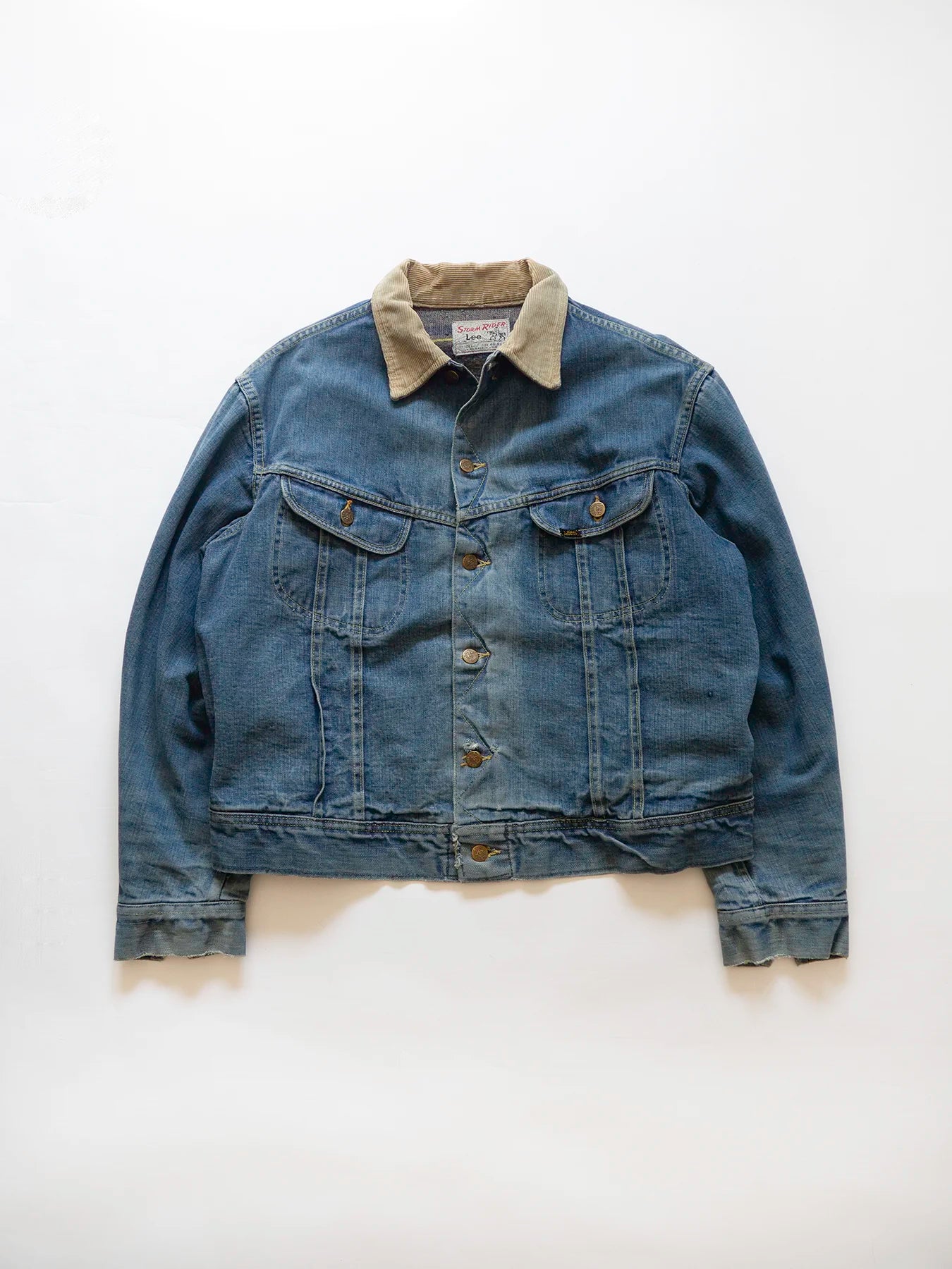 60s 70s Lee Storm Rider Denim Jacket 101LJ - XL