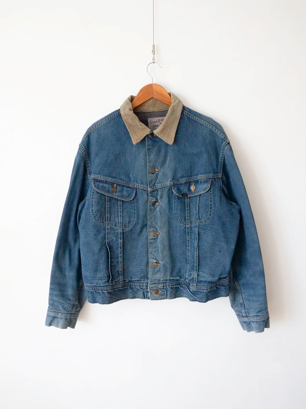 Veste en jean Lee Storm Rider 101LJ des années 60-70 - XL