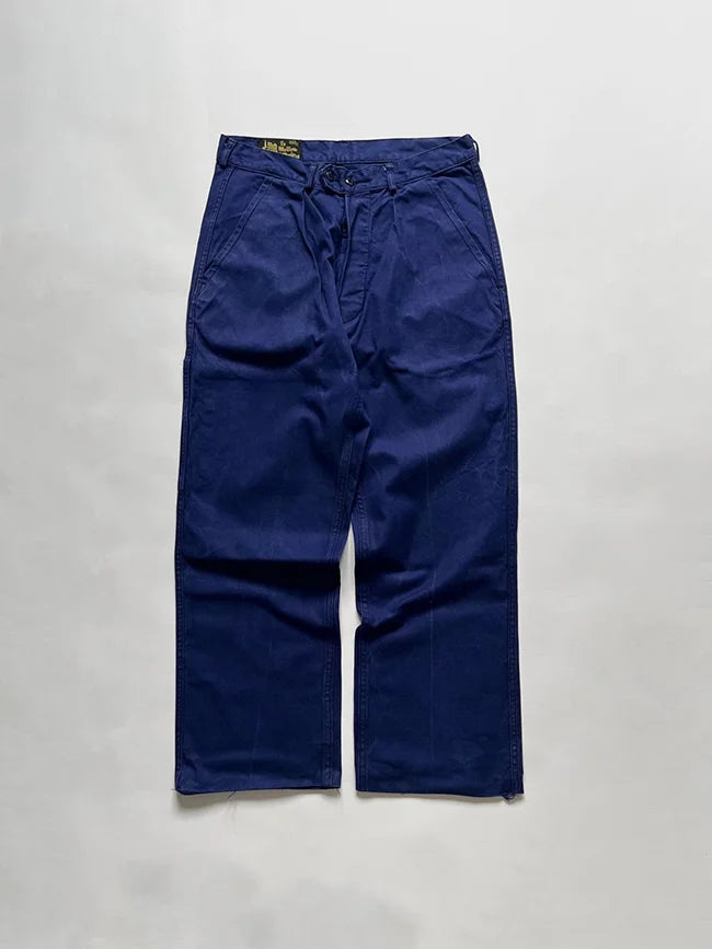 Vintage classic 1960s French blue work trousers, Le Meilleur d'Amiens. Excellent condition. Size W30 L30. Classic French Work pants. 