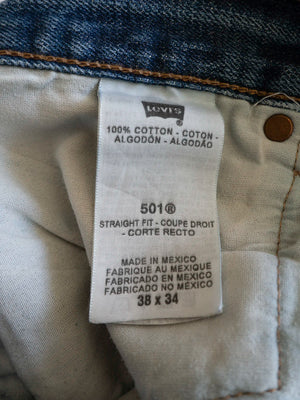 00s Levi's 501 dark blue - W38 L34