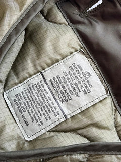Label liner - Size large - original label us army vintage