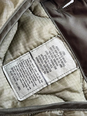 Label liner - Size large - original label us army vintage