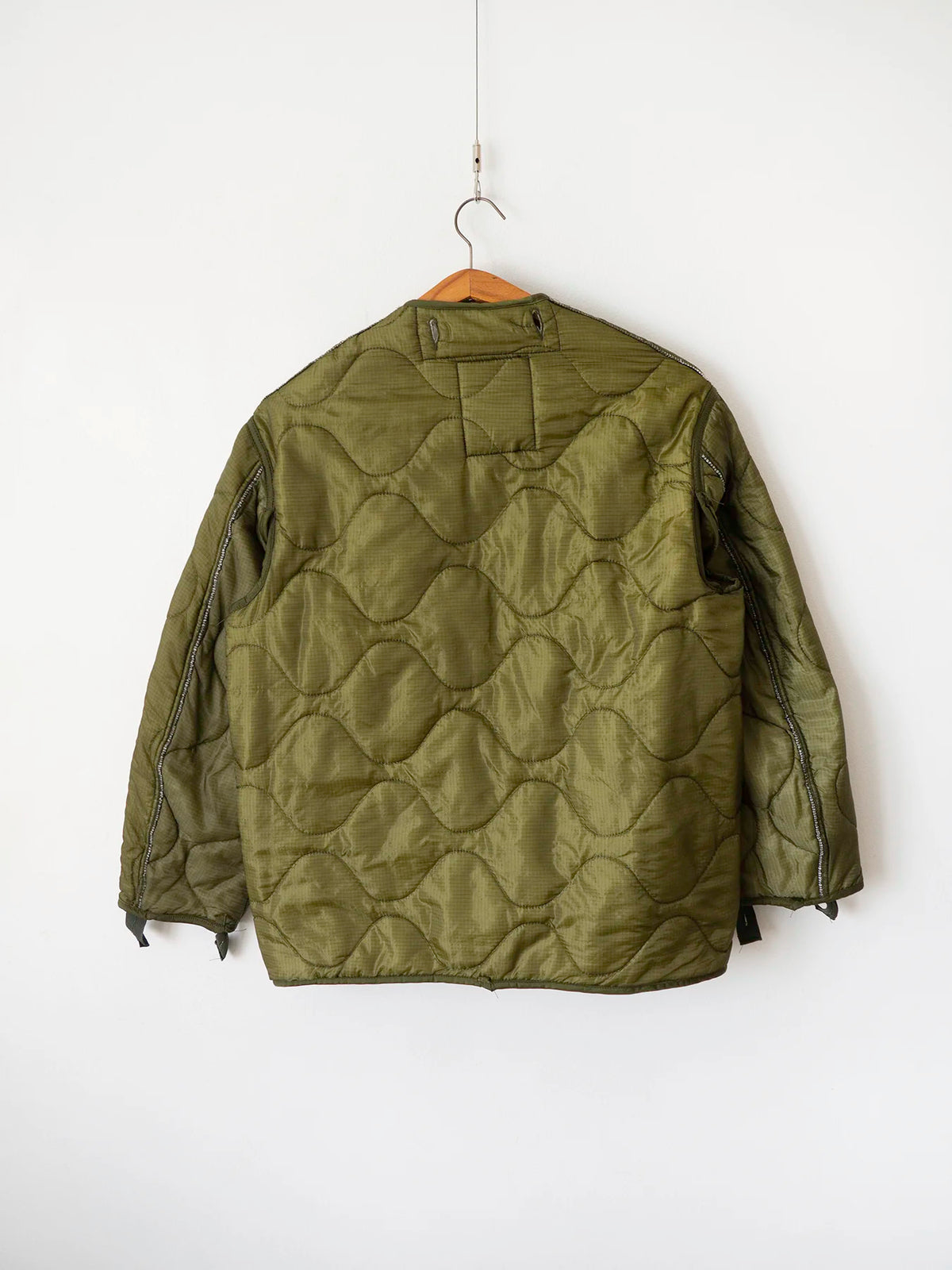 Liner M65 US Army, vista posteriore con dettaglio trapuntatura